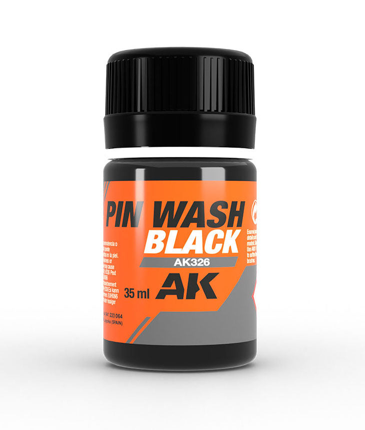 AKI 326 Black Pin Wash Enamel