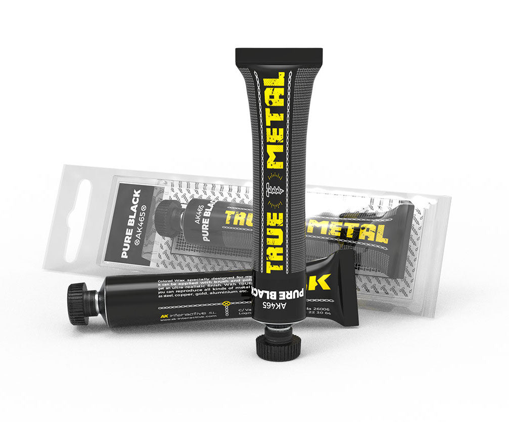 AKI 465 True Metal Wax Pure Black