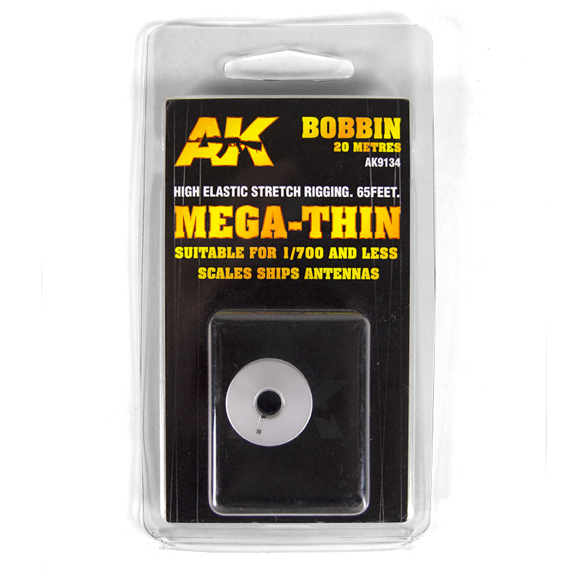 AKI 9134 Mega-Thin Elastic Rigging Thread