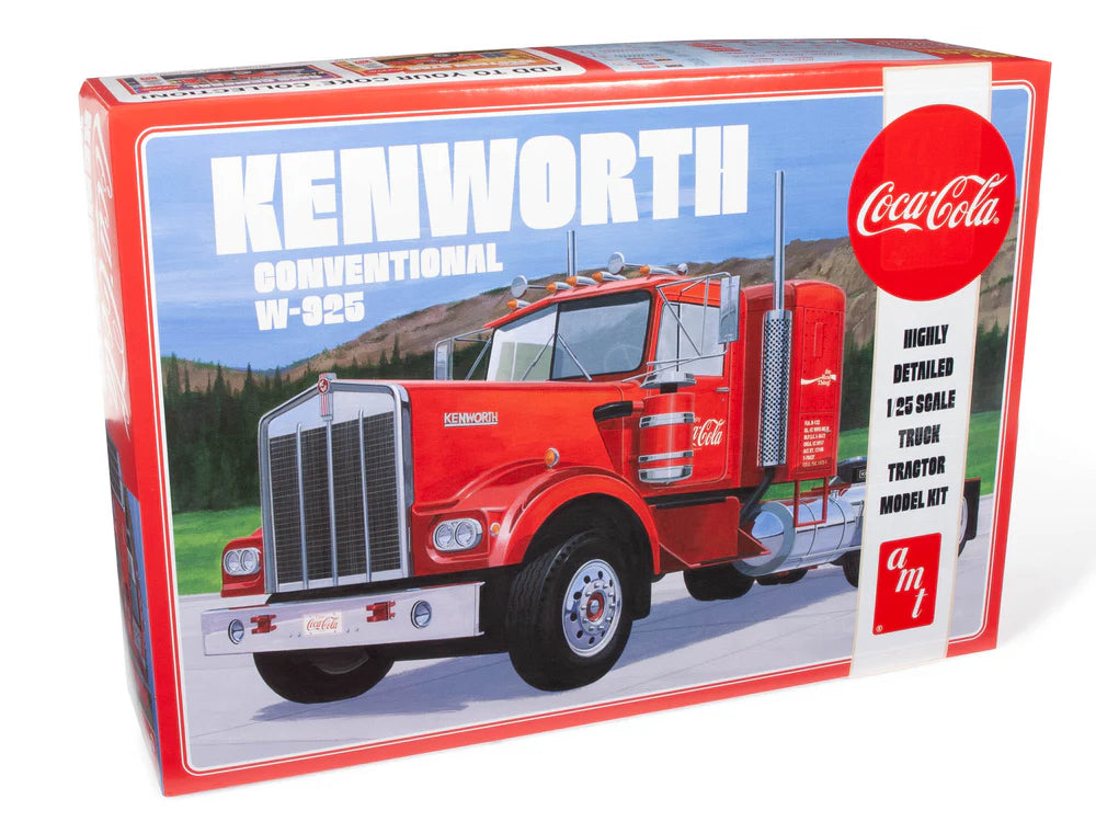 amt 1286 1/25 Coca-Cola Kenworth 925 Tractor Cab