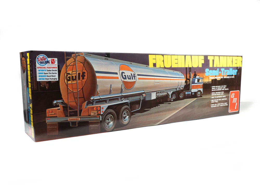 amt 1354 1/25 Gulf Fruehauf Tanker Semi Trailer