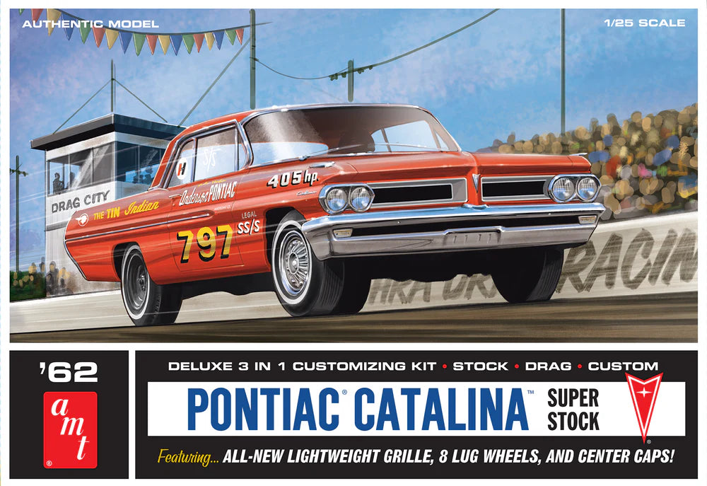 amt 1392 1/25 1962 Pontiac Catalina Super Stock