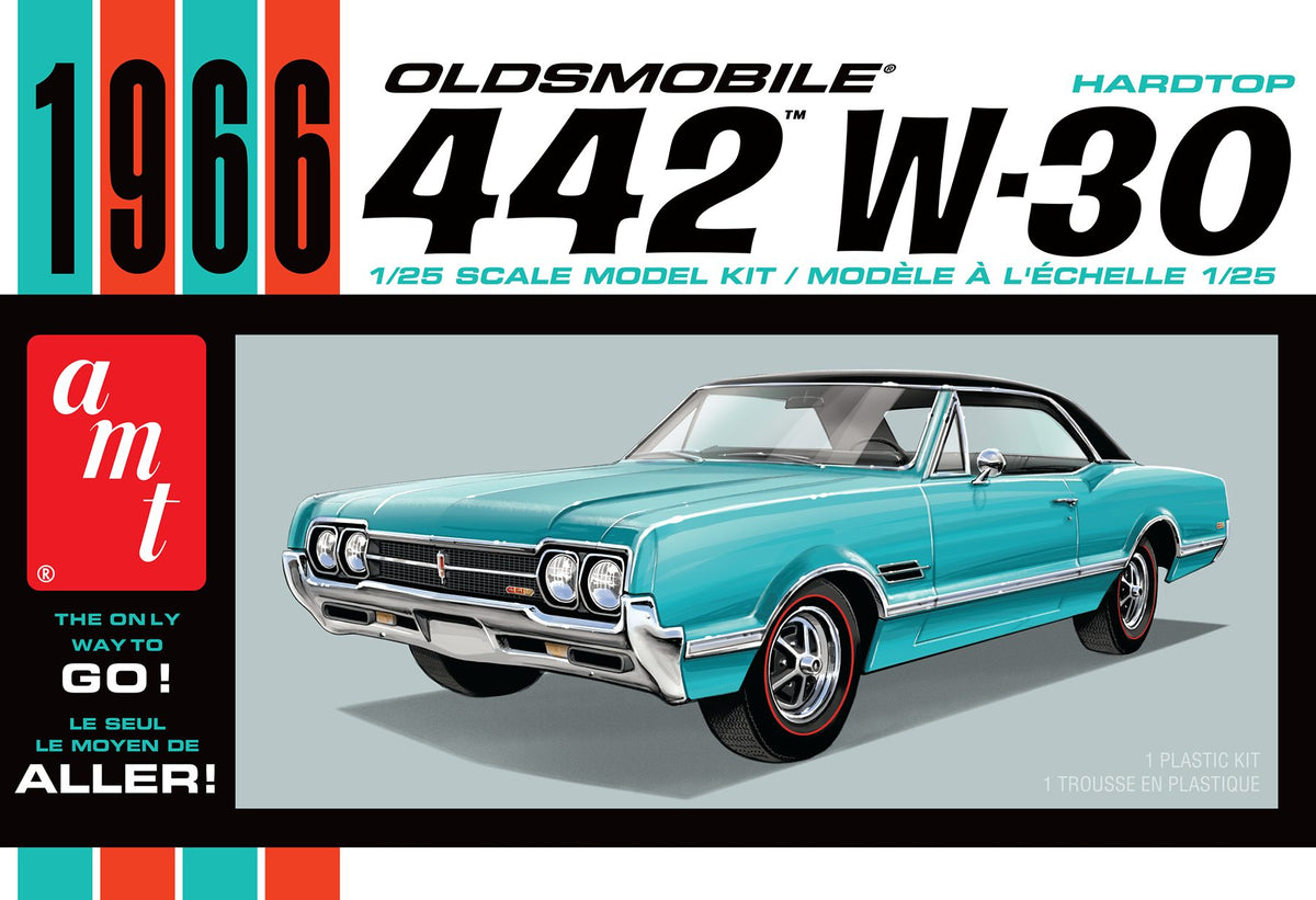 amt 1432 1/25 1966 Olds 442 Hardtop