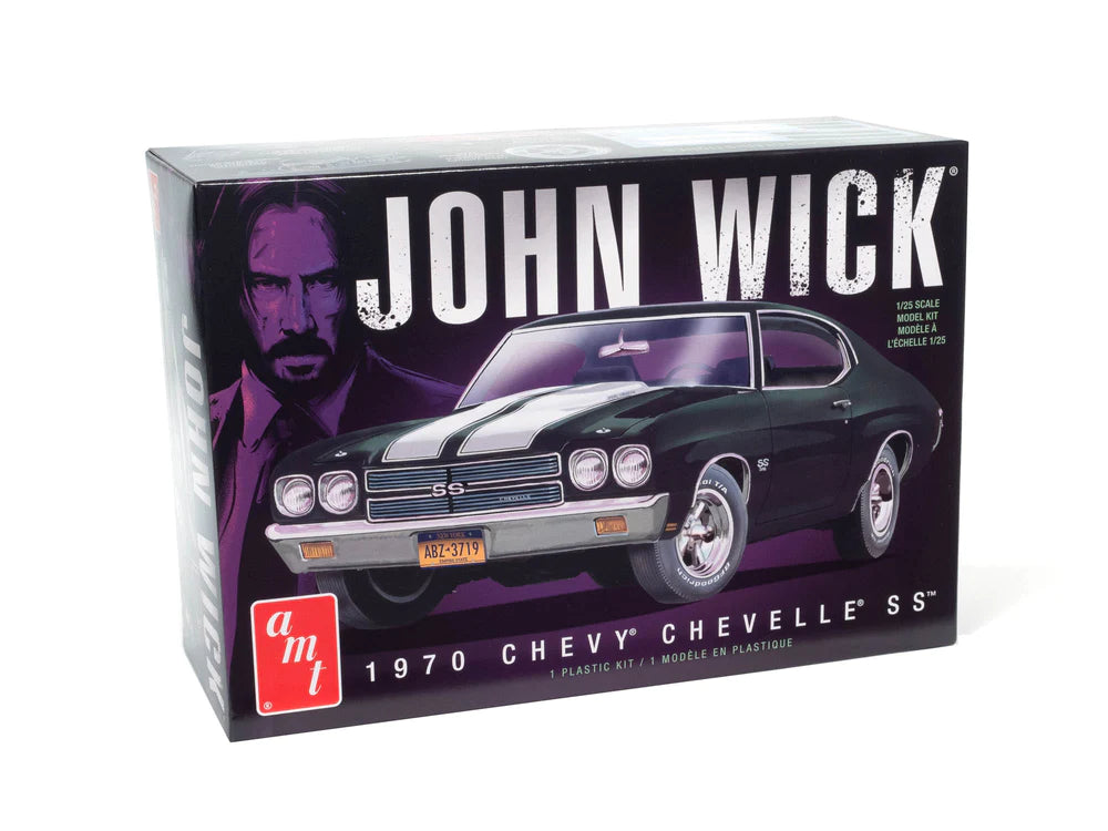 amt 1453 1/25 1970 Chevy Chevelle John Wick Edition