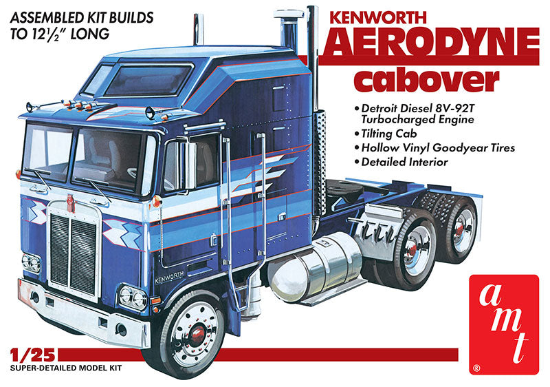 amt 1463 1/25 Kenworth Aerodyne Cabover Tractor Cab Skill 2