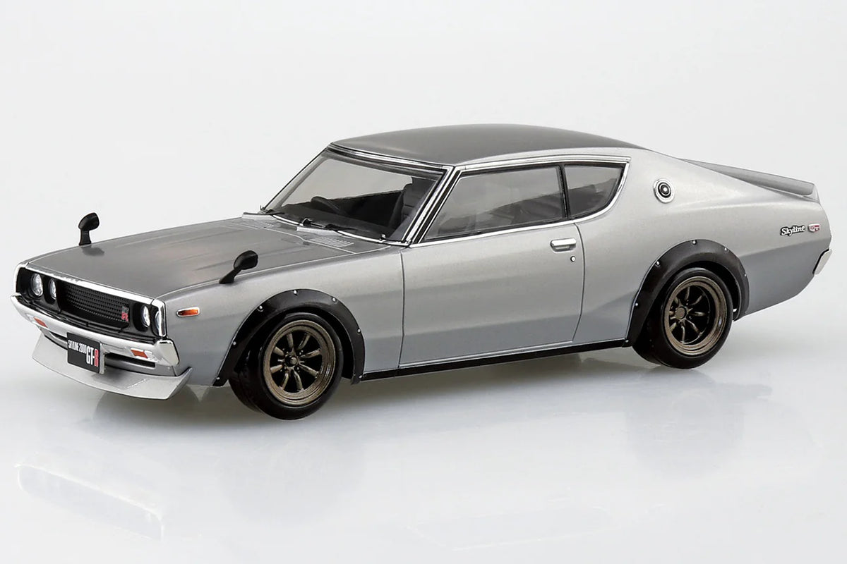 Aoshima 06682 1/32 The Snap Kit #18-SP1 Silver Nissan C110 Skyline GT-R