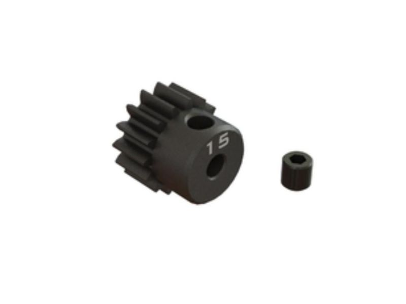 ARRMA ARA311077 15T 0.8Mod 1/8 Bore CNC Steel Pinion Gear (ARA311077)