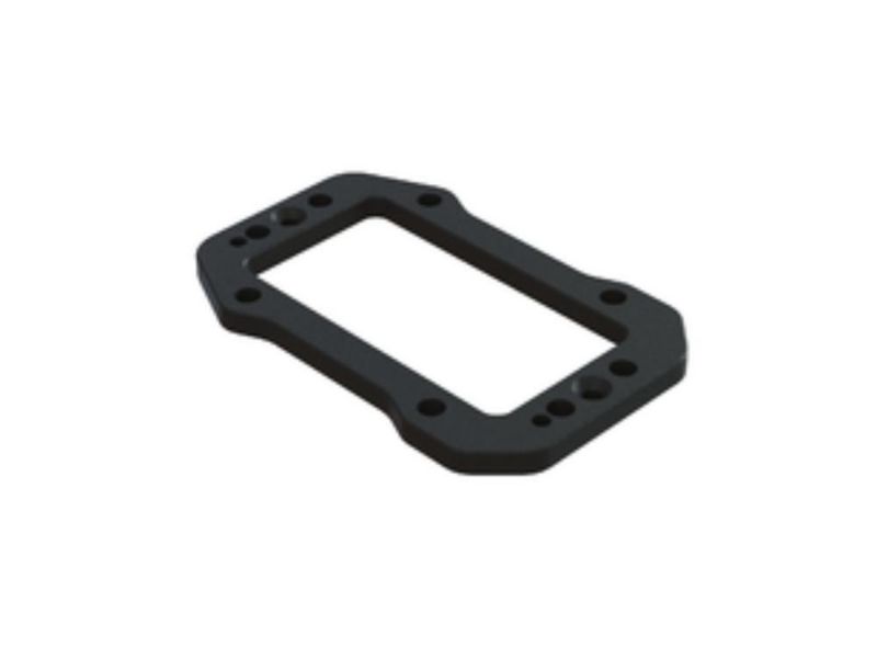 ARRMA ARA320649 Aluminum Servo Mount Plate Black (ARA320649)