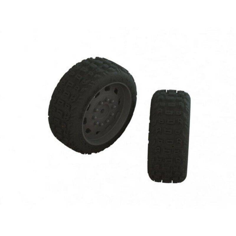 ARRMA ARA550083 dBoots KATAR 35/085 2.4 Tire Set Glued (1 Pair) (ARA550083)