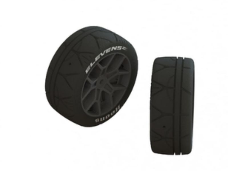 ARRMA ARA550093 dBoots ELEVENS 35/085 2.4 White Tire Set (1 Pair) (ARA550093)