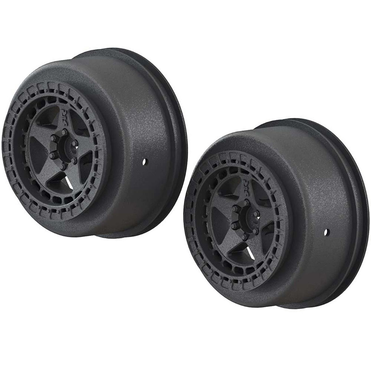 ARRMA AR510096 2.2/3.0 Short Course Truck Black Wheels with 14mm Hex