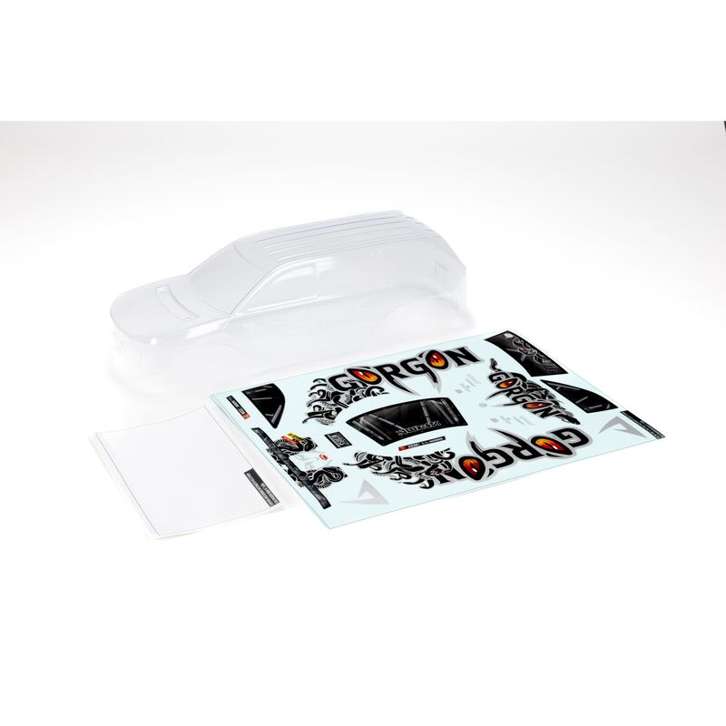 Arrma ARA402352 Clear Body Set with Decal for GORGON