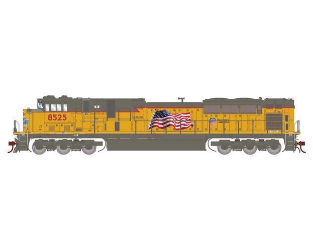 Athearn Genesis G1045 HO Scale EMD SD90MAC-H Ph2 Union Pacific UP 'Flag' 8525 DCC/Sound