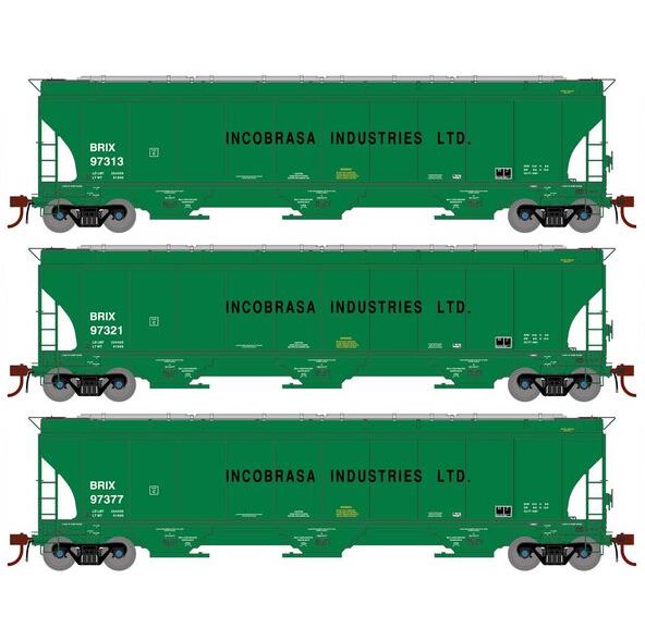 Athearn Genesis G1073 HO Scale Trinity 5161 Covered Hopper Incobrasa Industries BRIX