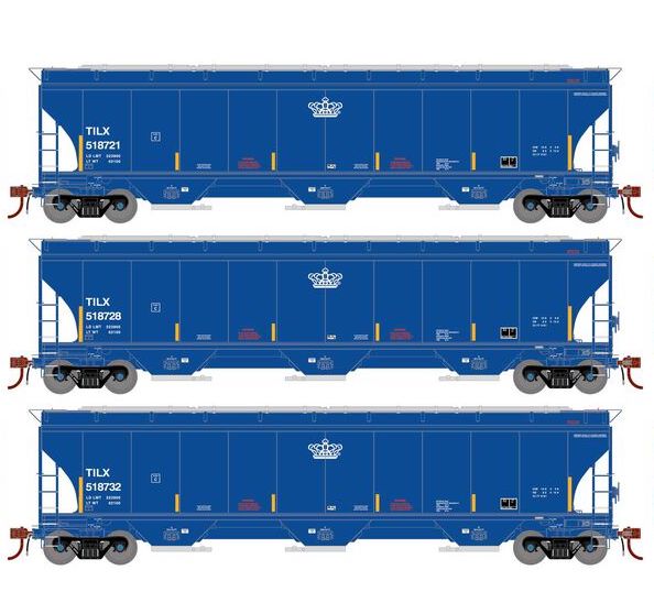 Athearn Genesis G1085 HO Scale Trinity 5161 Covered Hopper Trinity Leasing TILX