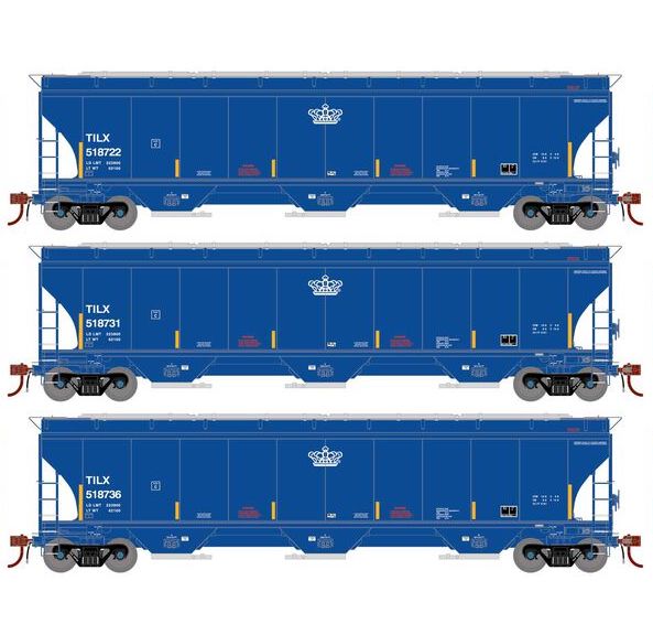 Athearn Genesis G1144 HO Scale Trinity 5161 Covered Hopper Trinity Leasing TILX