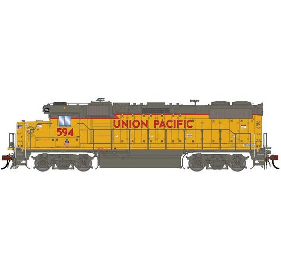 Athearn Genesis G1398 HO Scale GP38-2 Union Pacific UP 'Modern Version' 594 DC