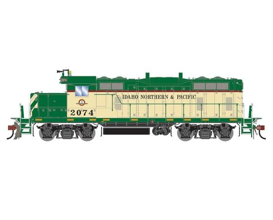 Athearn Genesis G1494 HO Scale EMD GP7u Idaho Northern & Pacific INPR 2074 DC