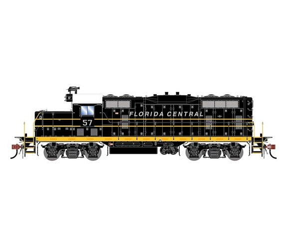Athearn Genesis G1501 HO Scale EMD GP7u Florida Central FCEN 57 DCC/Sound