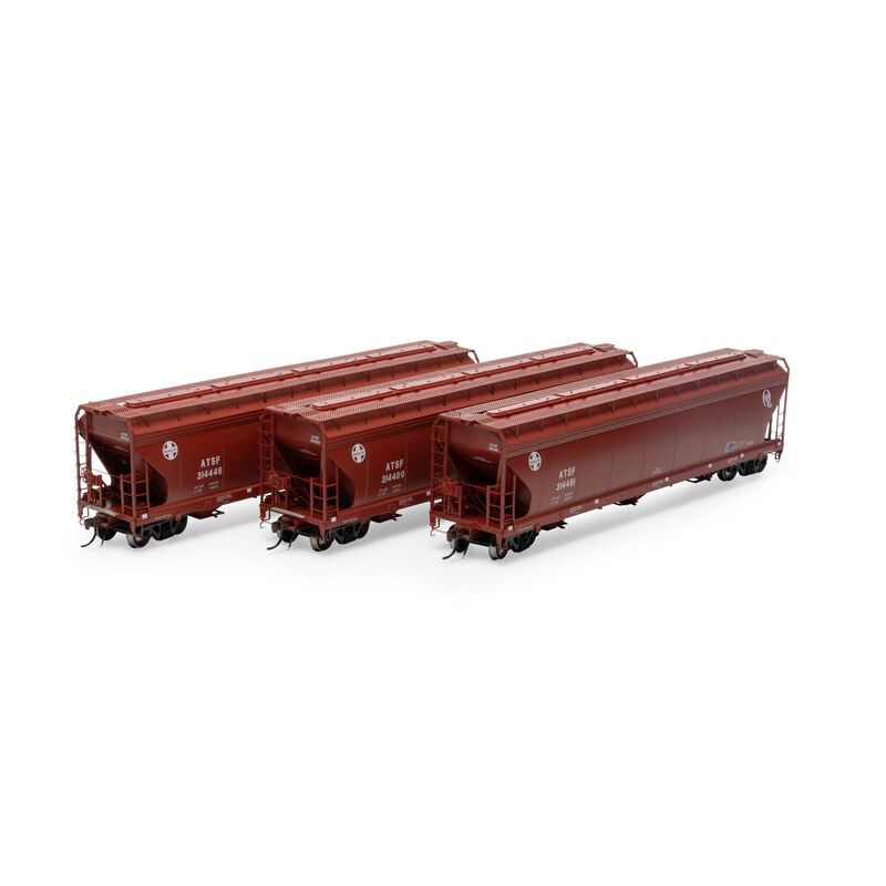 Athearn Genesis G15433 HO Scale ACF 4600 Covered Hopper Santa Fe ATSF