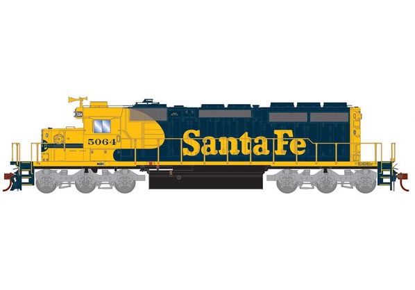 Athearn RTR 1227 HO Scale EMD SD40-2 Santa Fe ATSF 5064 DC