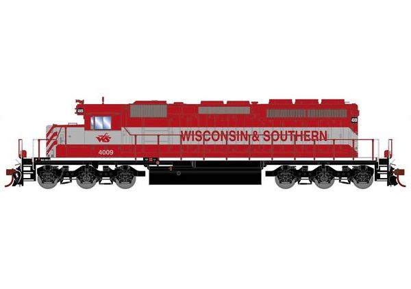 Athearn RTR 1238 HO Scale EMD SD40-2 Wisconsin & Southern WAMX 4009 DC