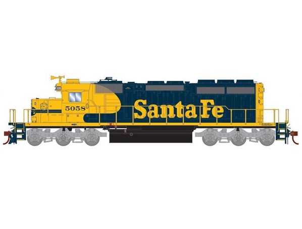 Athearn RTR 1240 HO Scale EMD SD40-2 Santa Fe ATSF 5058 DC