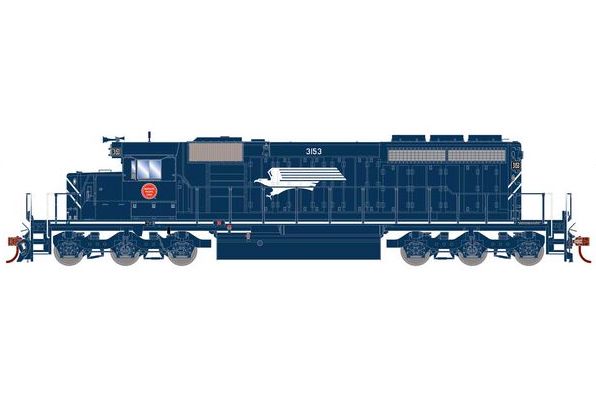 Athearn RTR 1243 HO Scale EMD SD40-2 Missouri Pacific MP 3153 DC