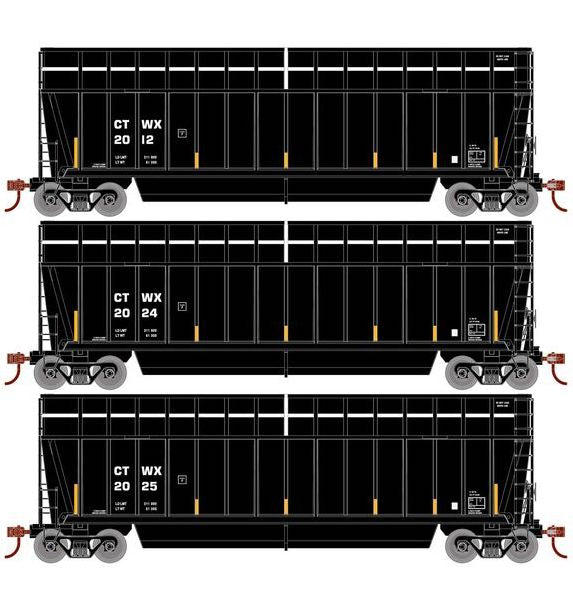 Athearn RTR 1381 HO Scale Bathtub Gondola w/Extended Side Conshohocken Rail CTWX
