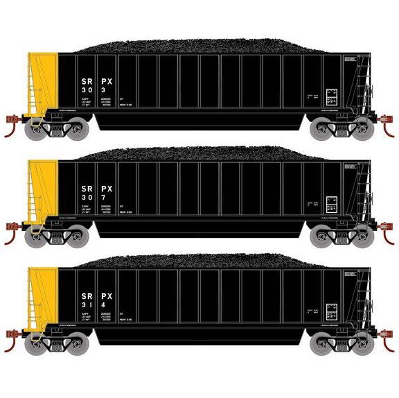 Athearn RTR 1389 HO Scale Bathtub Gondola w/Load Salt River SPRX
