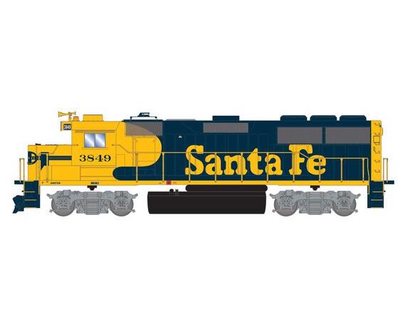 Athearn RTR 1504 HO Scale EMD GP50 Santa Fe ATSF 3849 DC