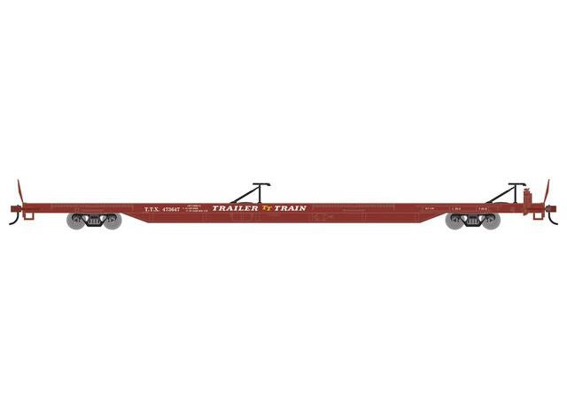 Athearn RTR 1542 HO Scale 85' TOFC Flatcar Trailer Train TTX 473647
