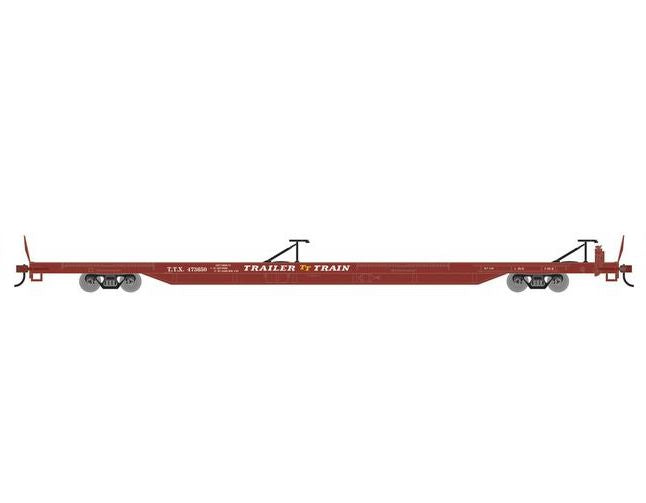 Athearn RTR 1543 HO Scale 85' TOFC Flatcar Trailer Train TTX 473650