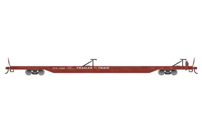 Athearn RTR 1544 HO Scale 85' TOFC Flatcar Trailer Train TTX 473659