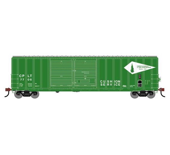Athearn RTR 1738 HO Scale 50' FMC 5077 DBL Door Boxcar Camino Placerville & Lake Tahoe CPLT 7706