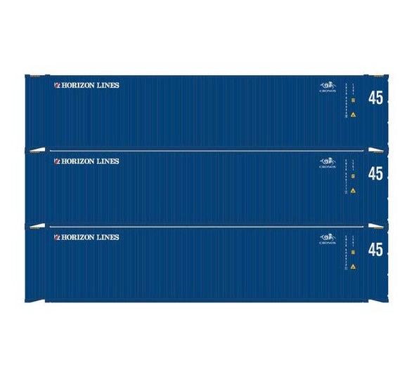 Athearn RTR 1832 HO Scale 45' Container Horizon Lines / Cronos CRSU