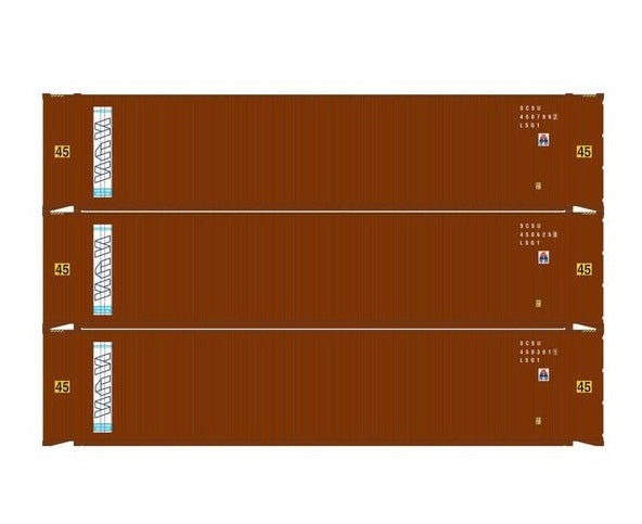 Athearn RTR 1834 HO Scale 45' Container Scandinavian Container Services SCSU
