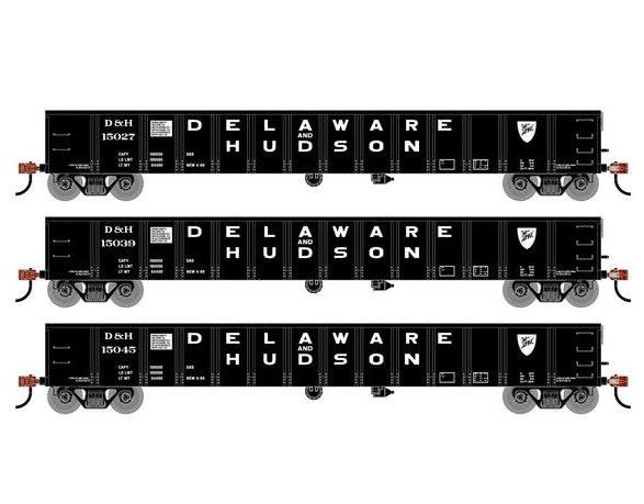 Athearn RTR 1995 HO Scale 52' Mill Gondola Delaware & Hudson D&H