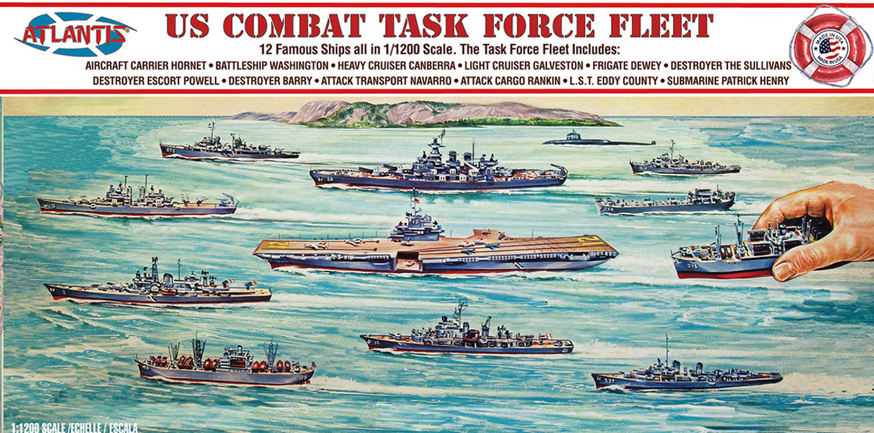 Atlantis Models 6300 1/1200 US Combat Task Force Fleet