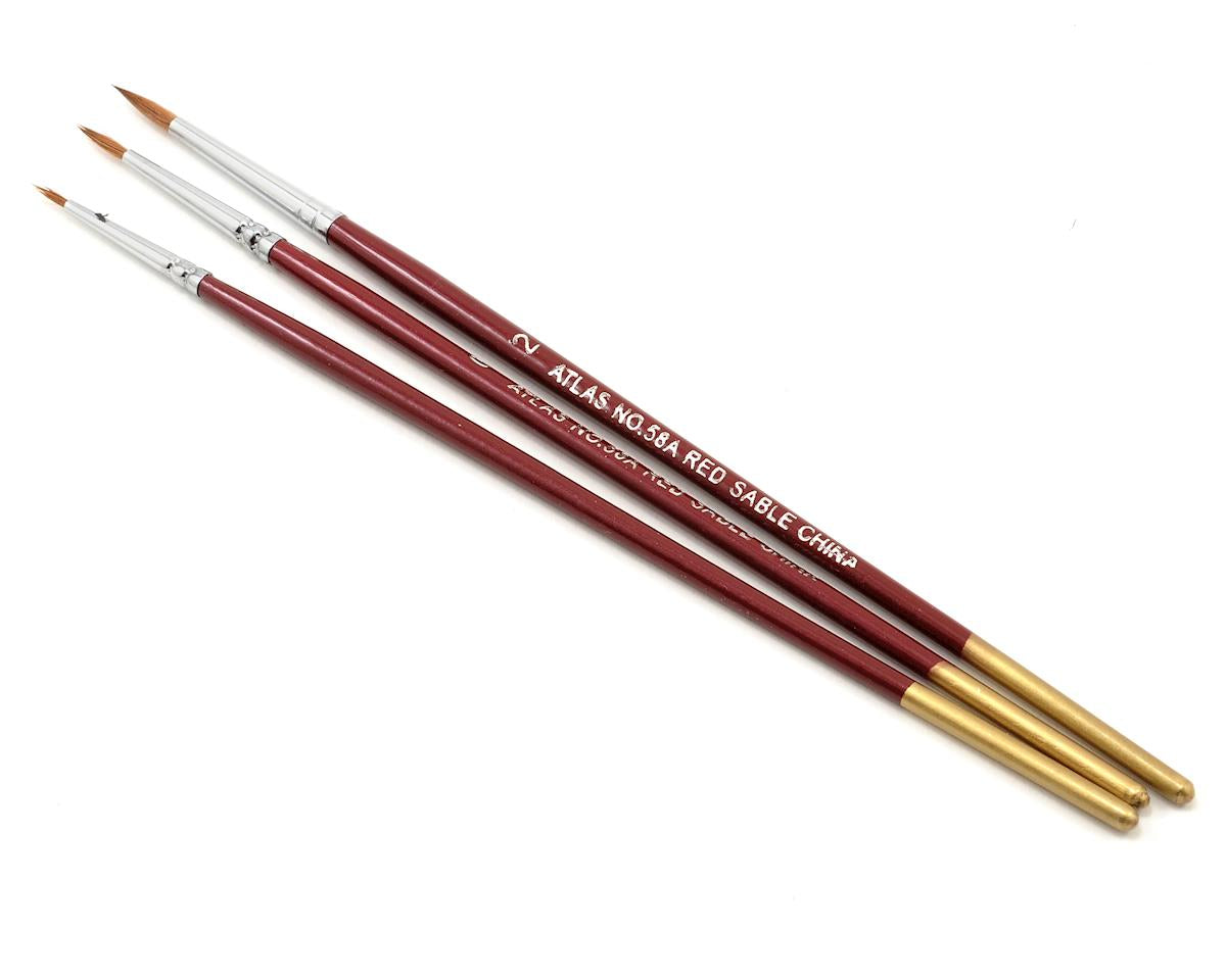 Atlas Brush 58A 5/0-0-2 Red Sable Paintbrushes