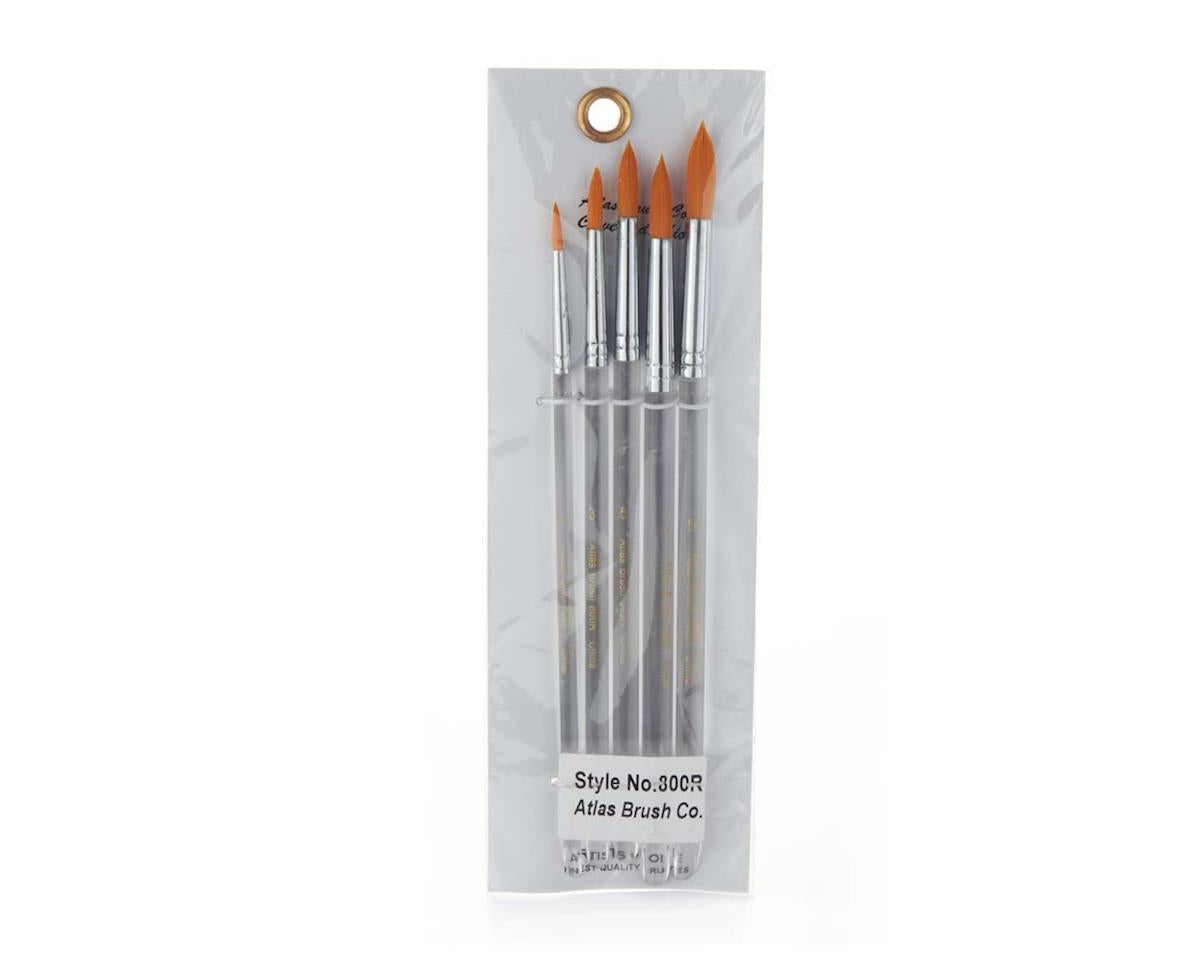 Atlas Brush 800R Sable / Taklon Round Paint Brush Set