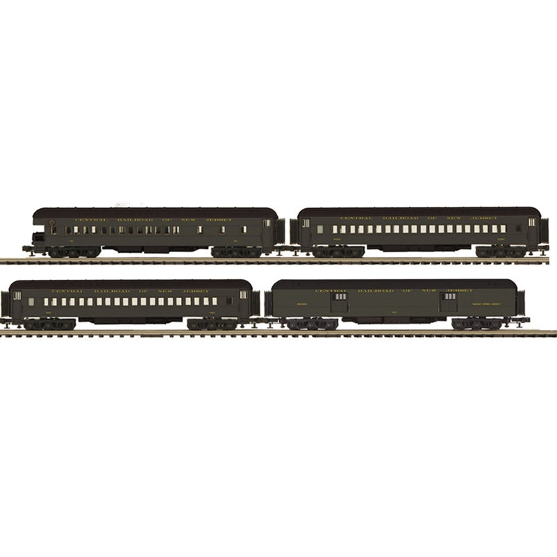 Atlas O Premier 3001766A O Scale Madison Heavyweight Central of Jersey 4 Car Set