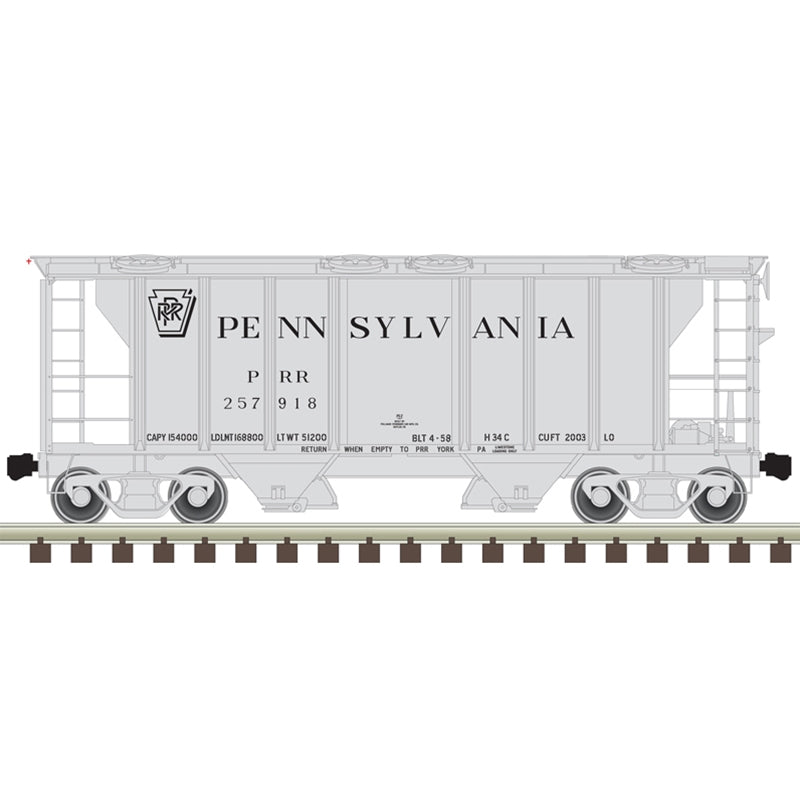Atlas Trainman 50005911 N Scale PS-2 Covered Hopper PRR 257918