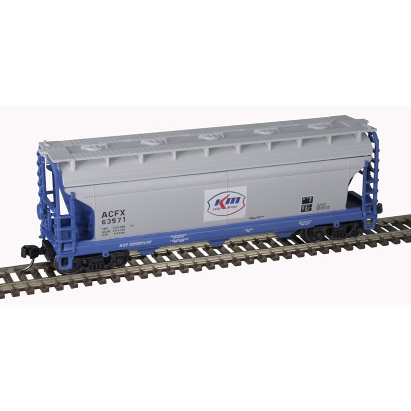 Atlas Trainman 50006119 N Scale ACF 3560 Covered Hopper Kerr-McGee ACFX 63571