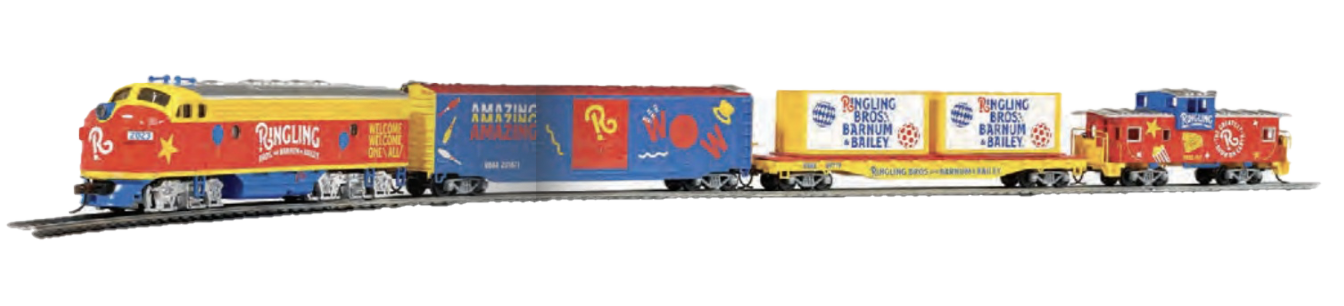 Bachmann 00780 HO Scale Ringling Bros. Circus Spectacular Train Set