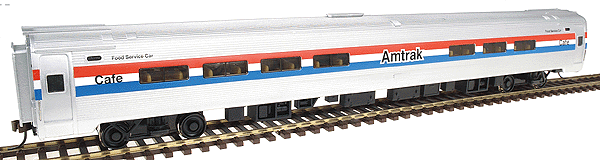 Bachmann 13111 HO Scale 85' Amfleet I Phase III Amtrak Cafe Car