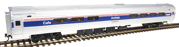 Bachmann 13112 HO Scale 85' Budd Amfleet I Phase IV Amtrak Cafe