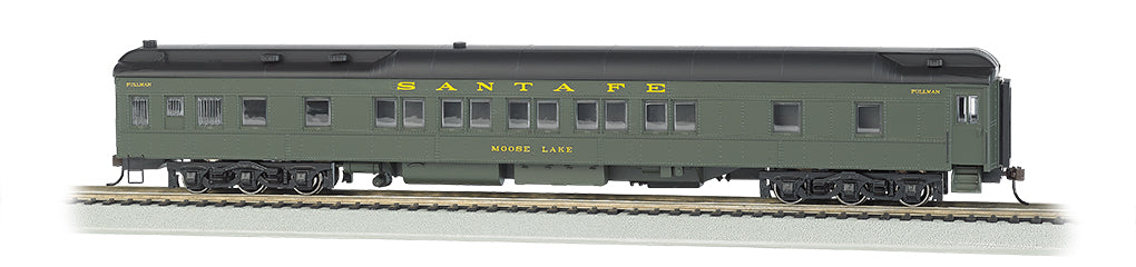 Bachmann 13901 HO Scale 80' Heavyweight Pullman Sleeper Santa Fe "Moose Lake" with Lighted Interior