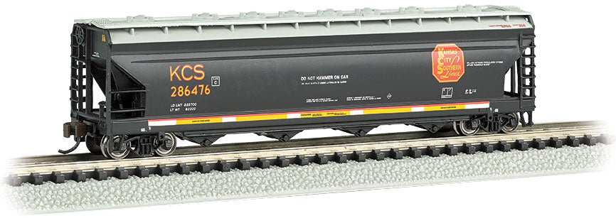 Bachmann 17556 N Scale 56' ACF Centerflow Covered Hopper Kansas City Southern KCS 286476