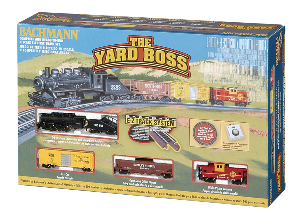 Bachmann 24014 N Scale Yard Boss Santa Fe 0-6-0 Model Train Set